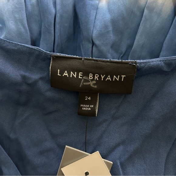 Lane Bryant Blue/White Tie Dye Dress - 24 - Picture 7 of 10